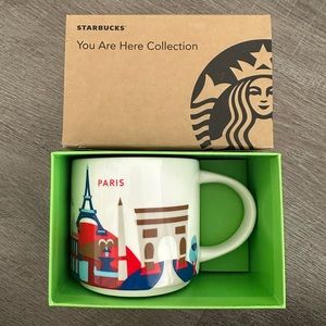 New Starbucks You Are Here Ceramic 14oz Mug Cup PARIS